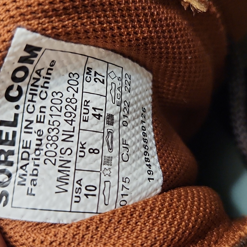 Sorel Out N About Wedge High-Top Sneakers (W Size 10) - Picture 15 of 16